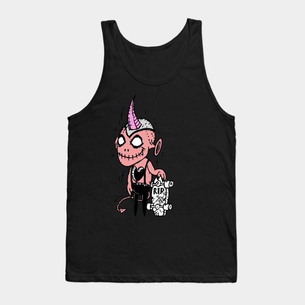 SKATE ROCK Tank Top by roombirth